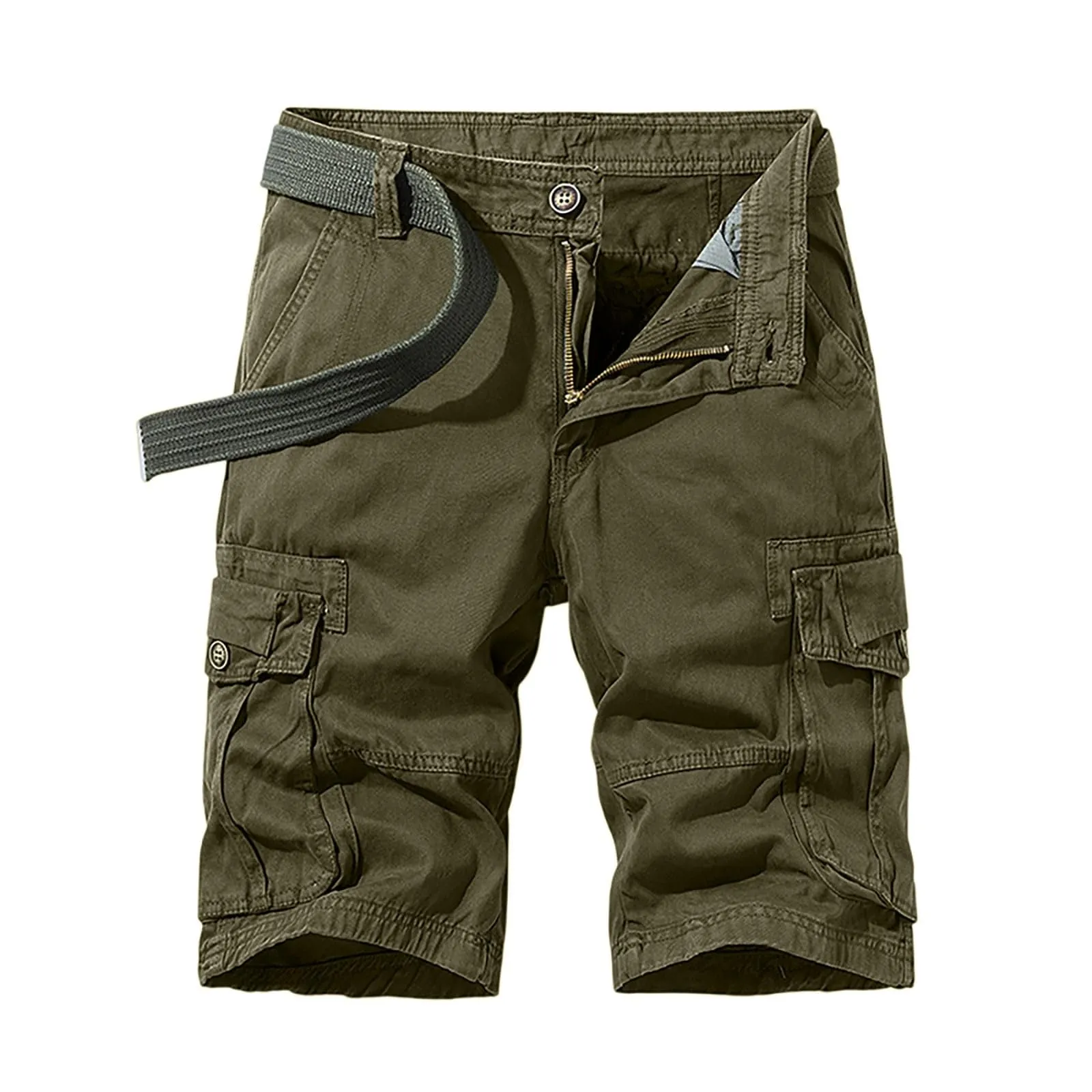 Generico Bermuda Jeans Uomo Short Cargo Militari Tattici XL - immagine 1