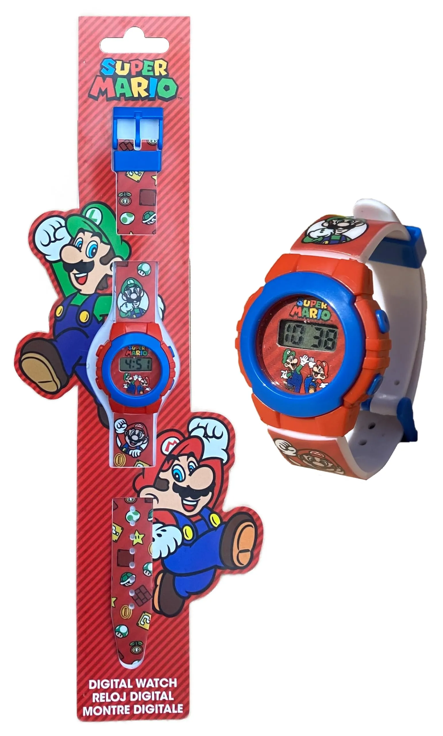 Cartoon Super Mario Orologio da Polso Digitale per Bambini - immagine 2