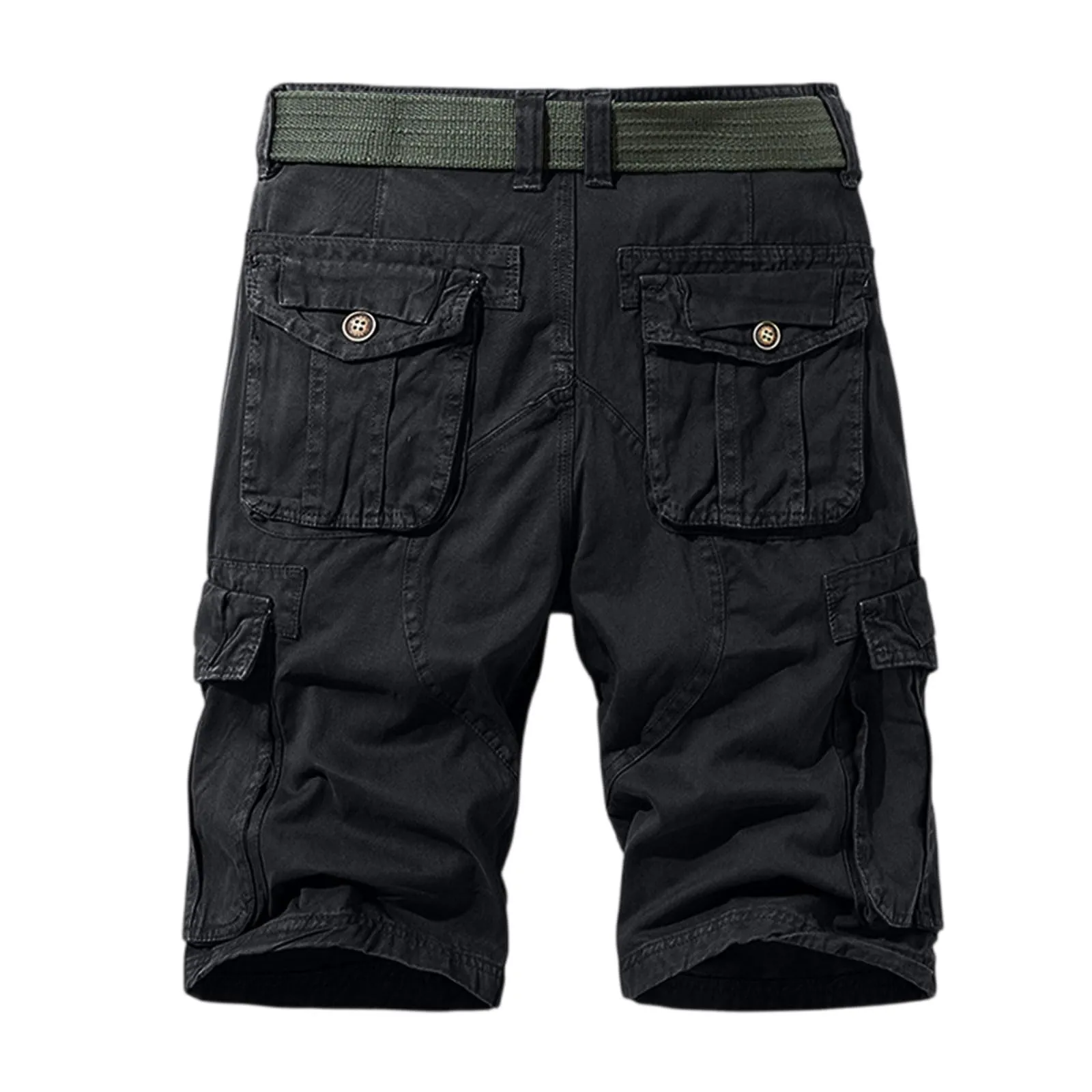 Generico Pantaloni Corti Trekking Uomo Sportivi Tattici Cargo Bermuda Militare, XL - immagine 5