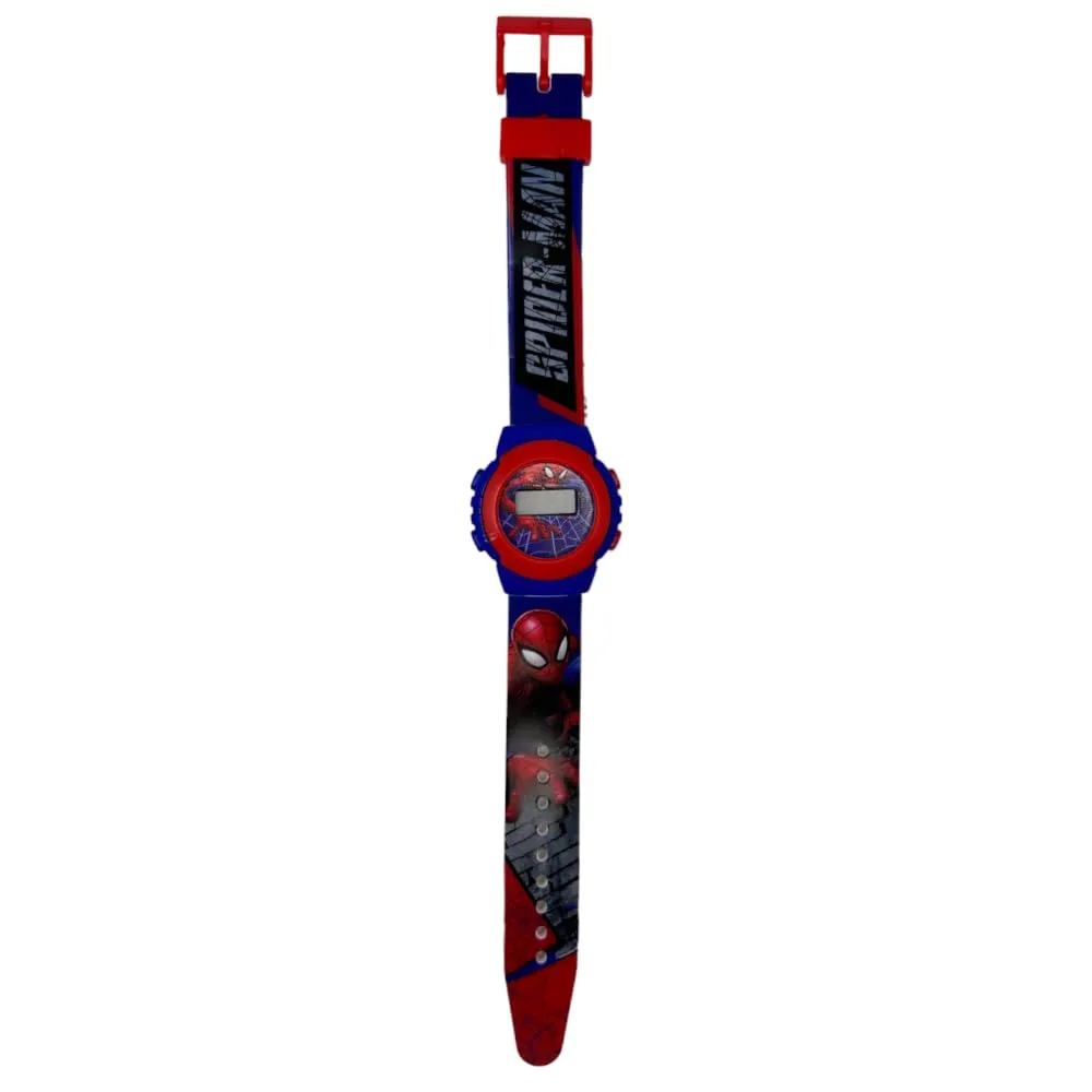 CARTOON Orologio Digitale Spiderman Marvel per Bambini in Confezione Sagomata - immagine 3