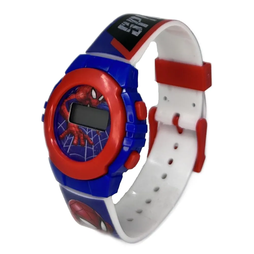 CARTOON Orologio Digitale Spiderman Marvel per Bambini in Confezione Sagomata - immagine 4