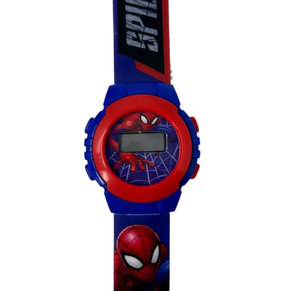 CARTOON Orologio Digitale Spiderman Marvel per Bambini in Confezione Sagomata - immagine 5