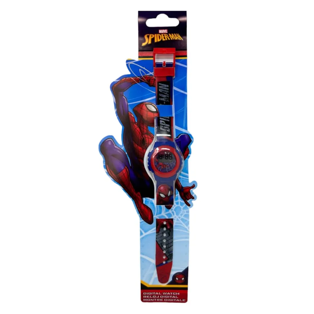CARTOON Orologio Digitale Spiderman Marvel per Bambini in Confezione Sagomata - immagine 6