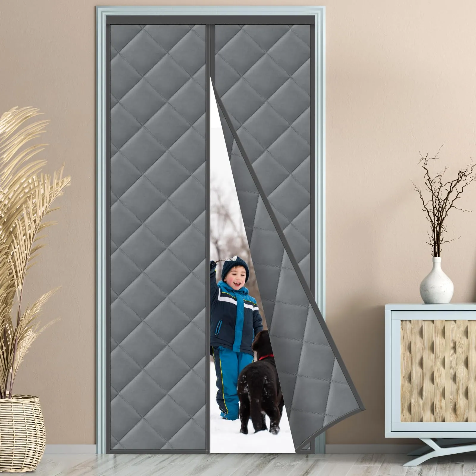 MYCARBON Zanzariera Tenda Termica Magnetica (80x200cm) - immagine 1