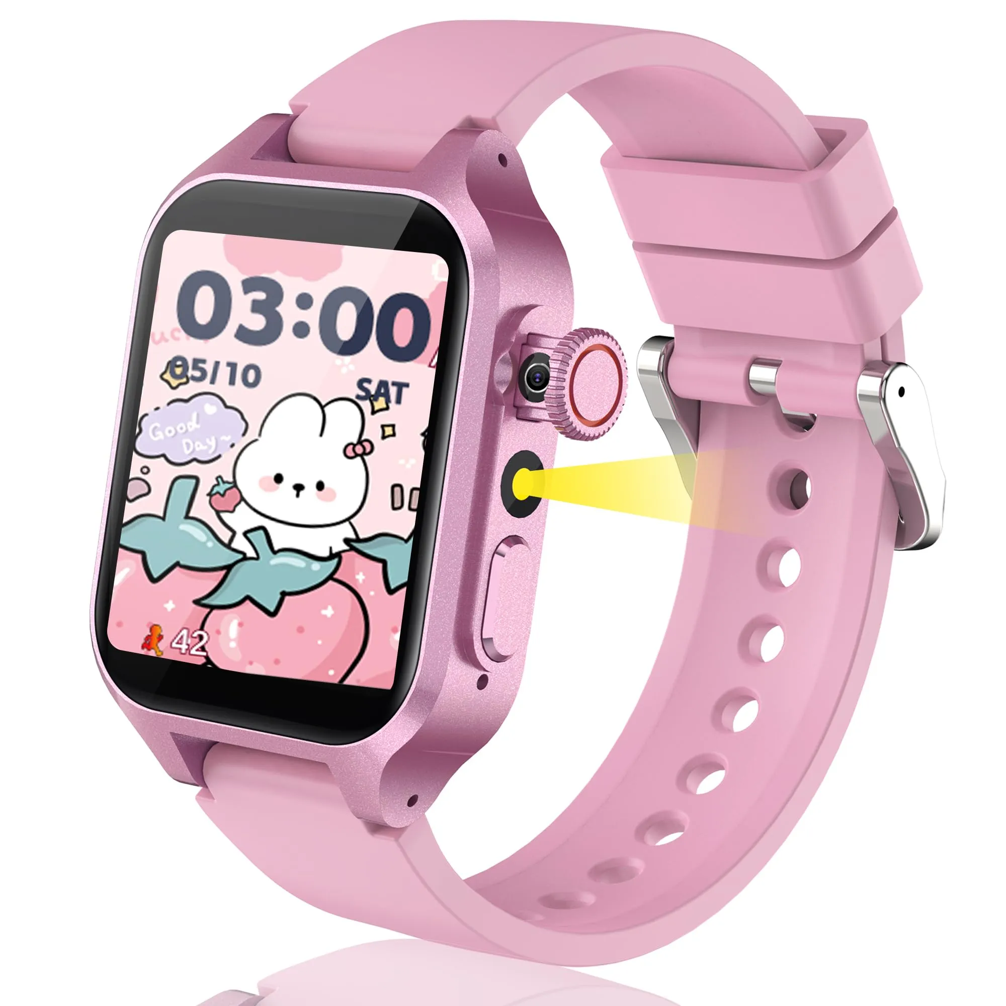 Moikmlih Smartwatch per Bambini con 32 Giochi, Fotocamera, 3 Modalità Sportive, Contapassi e 22 Sfondi Animati - immagine 1