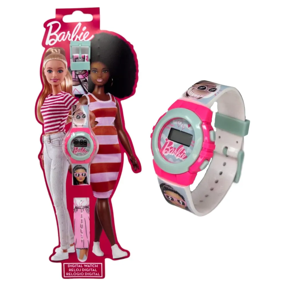 CARTOON Orologio da polso Barbie digitale per bambine in confezione sagomata - immagine 2