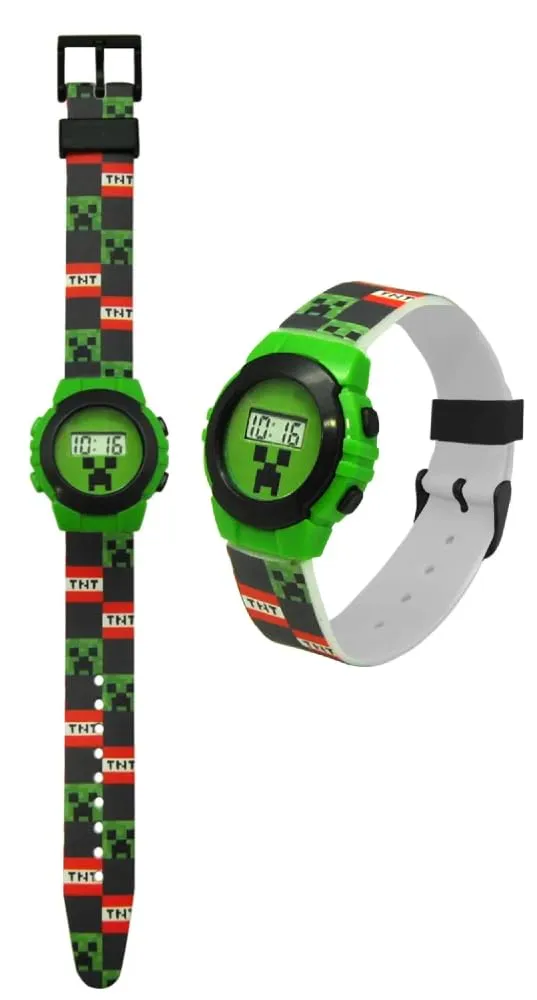 Cartoon Orologio da Polso Digitale Minecraft per Bambini - immagine 1