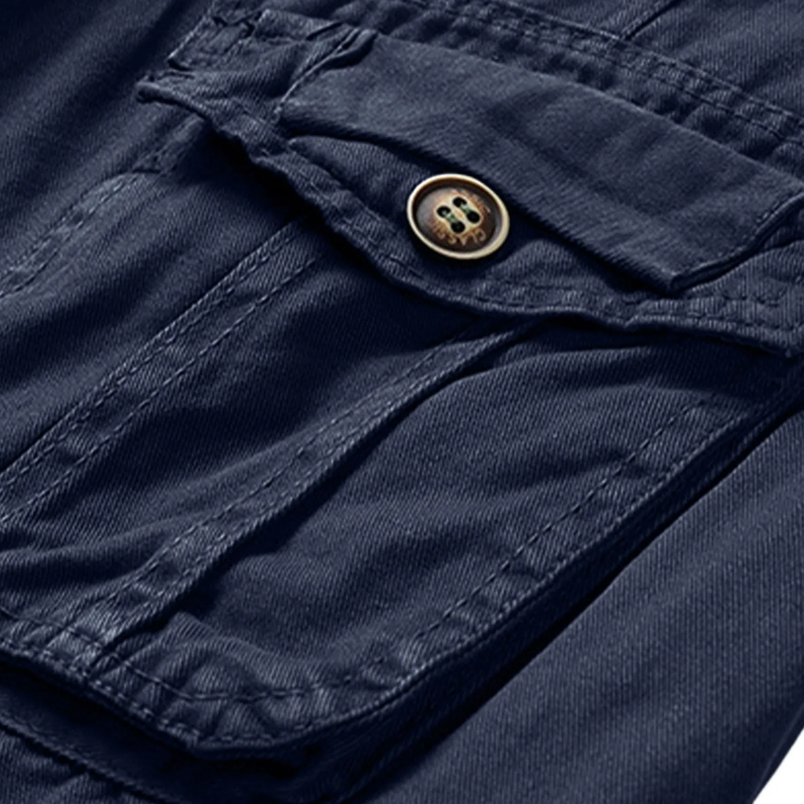 Generico Bermuda Uomo Jeans Cargo Militare Tattici, XXL - immagine 5