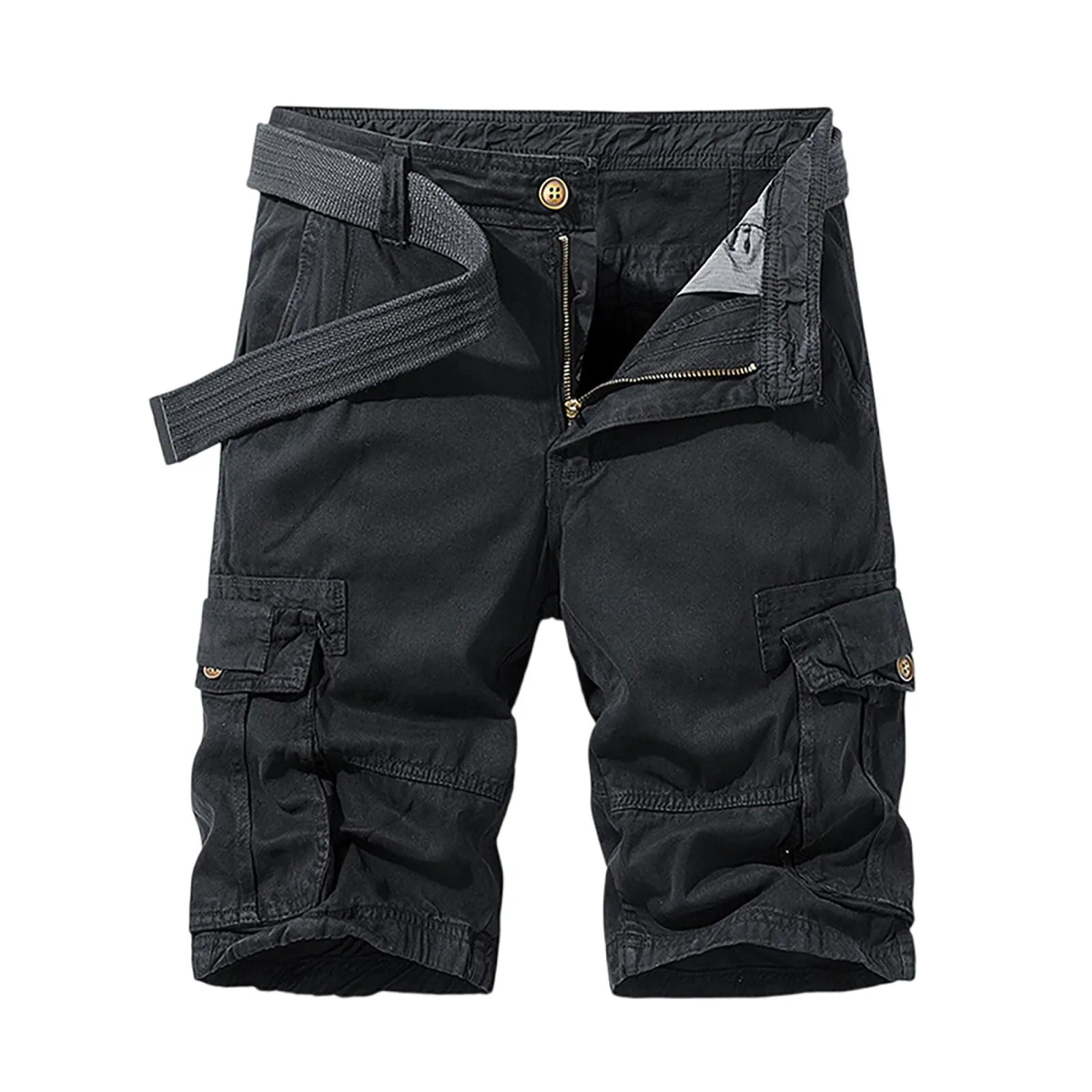 Generico Bermuda Cargo Uomo in Cotone Militare Leggero, M - immagine 1