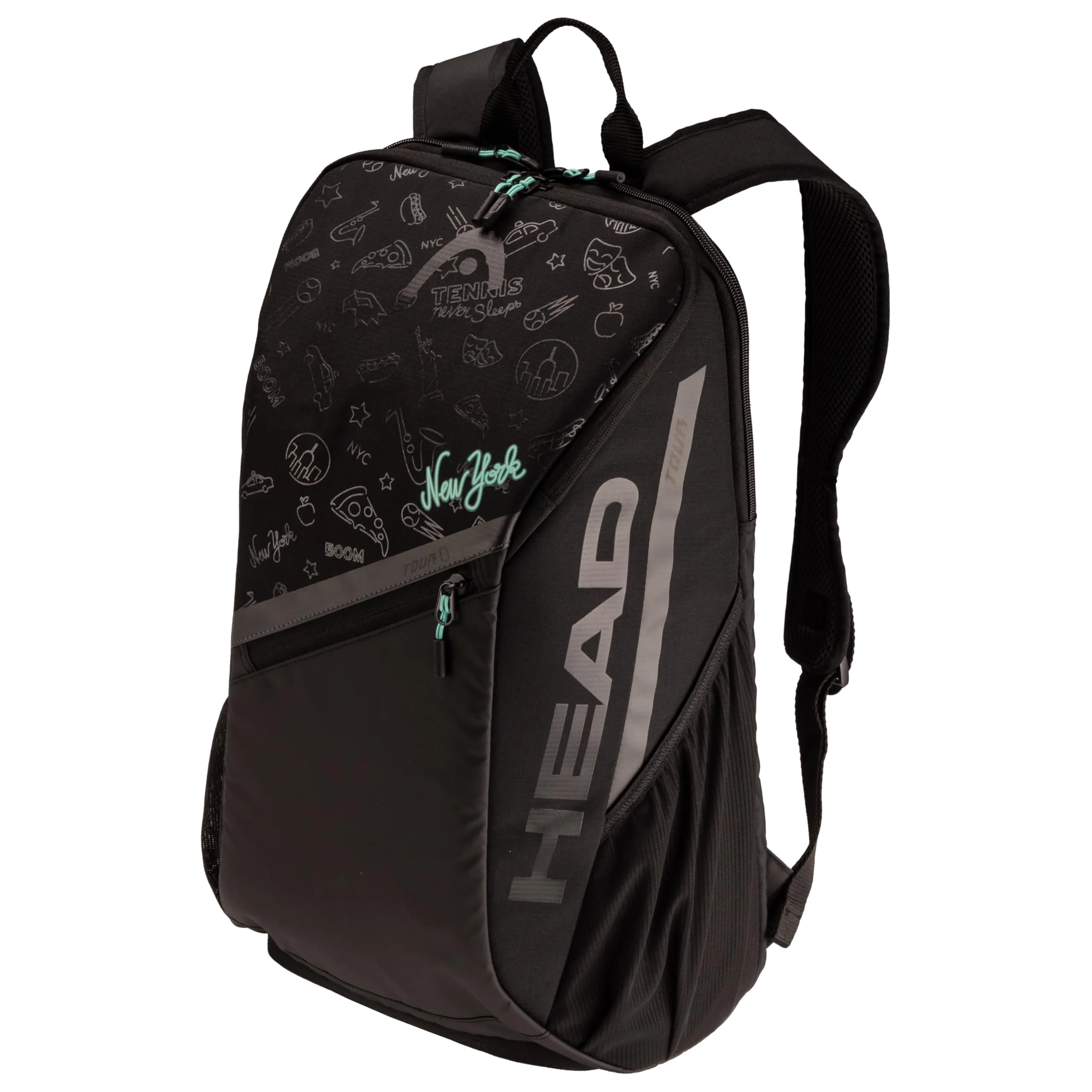 HEAD Tour Backpack 25L Neon 2025 - Black/Blue - immagine 2