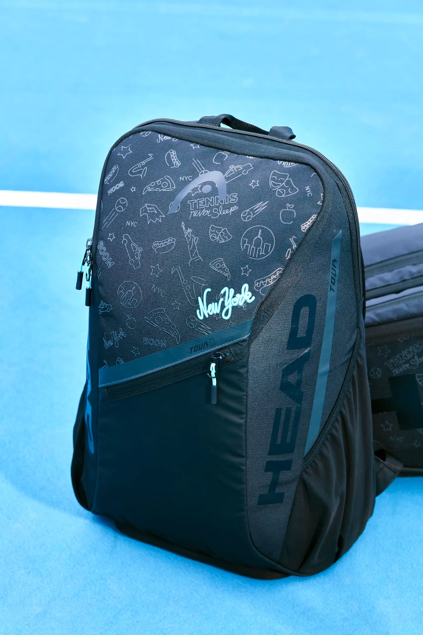 HEAD Tour Backpack 25L Neon 2025 - Black/Blue - immagine 3