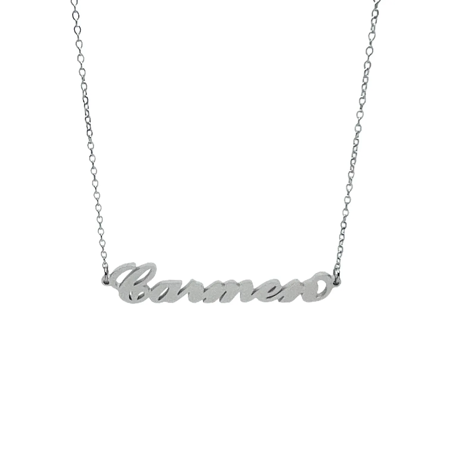 Argento e dintorni Collana in acciaio inossidabile personalizzata con nome Carmen, colore argento - immagine 1