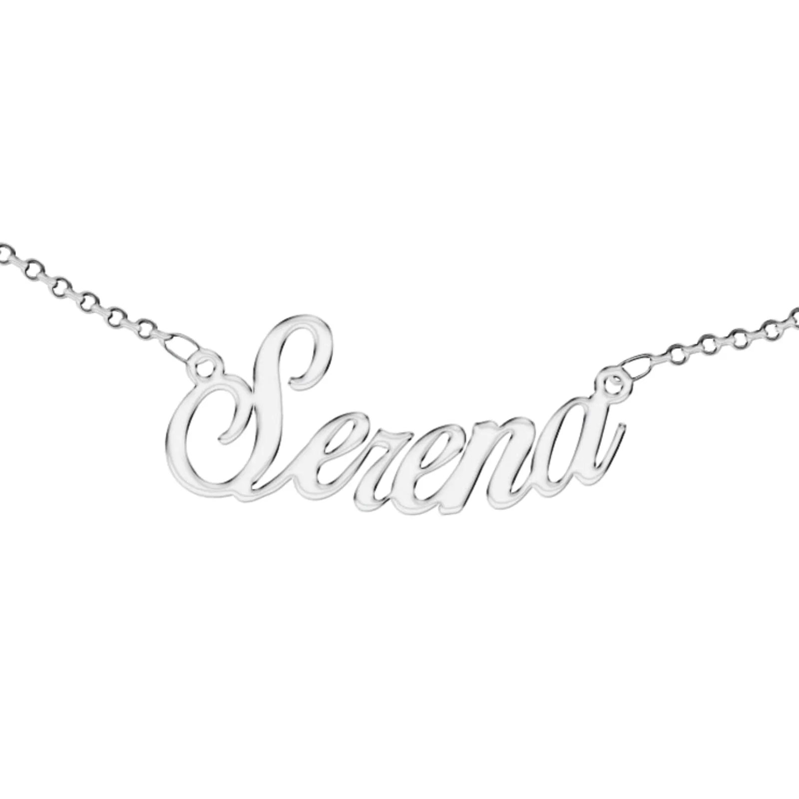 Zuffetti Collana da donna personalizzata con nome in acciaio inossidabile anallergico, argento - immagine 1