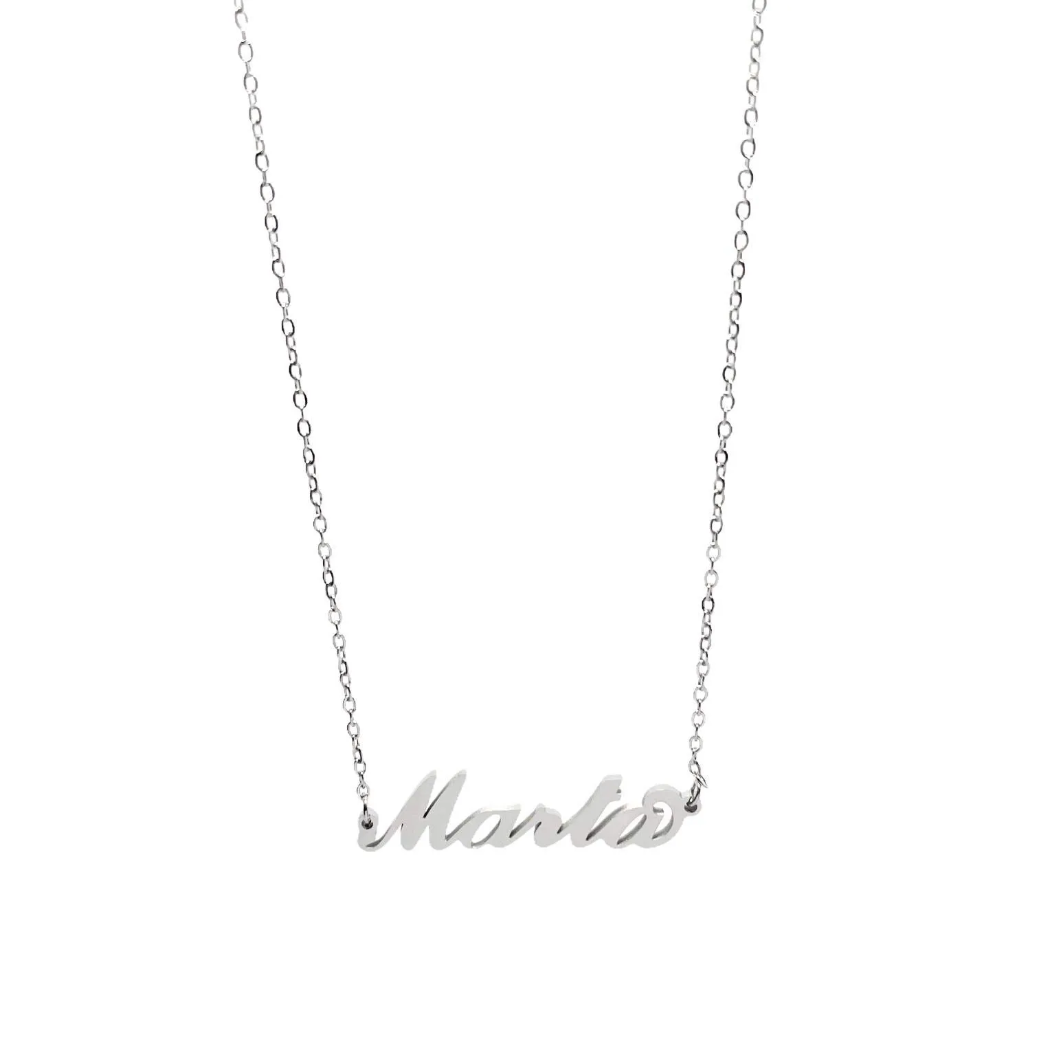 Argento e dintorni Collana personalizzata Marta in acciaio inossidabile argento - immagine 1
