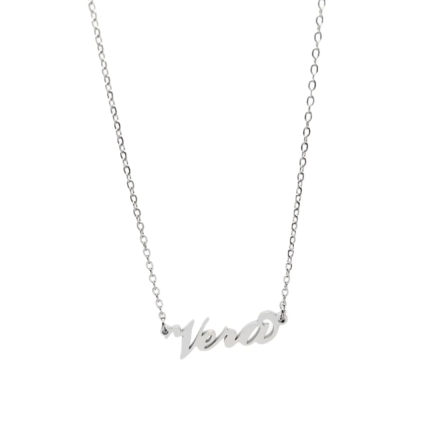 Argento e dintorni Collana Personalizzata in Acciaio Inossidabile Colore Argento (Vera) - immagine 1