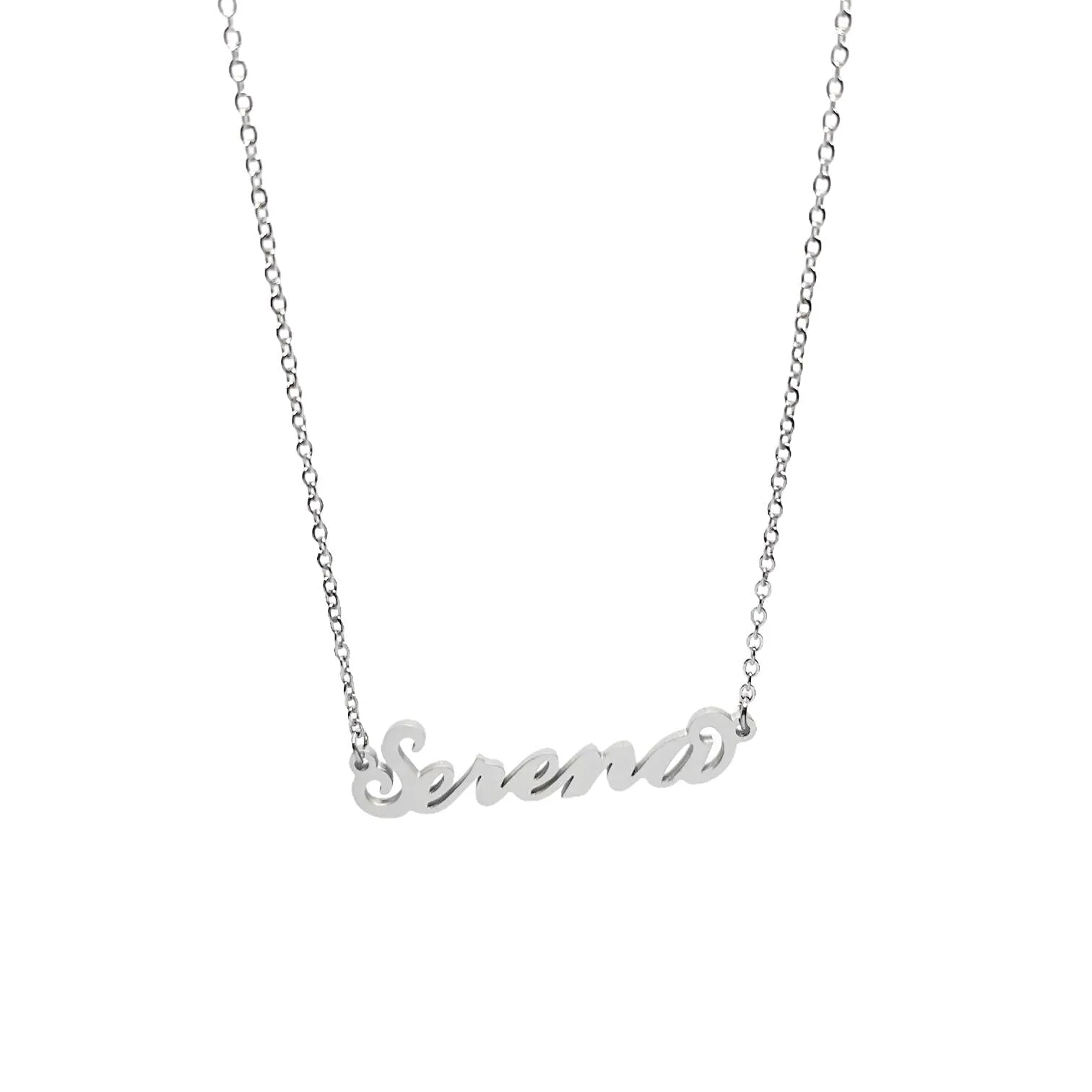 Argento e dintorni Collana Personalizzata in Acciaio Inossidabile Serena, Colore Argento - immagine 1