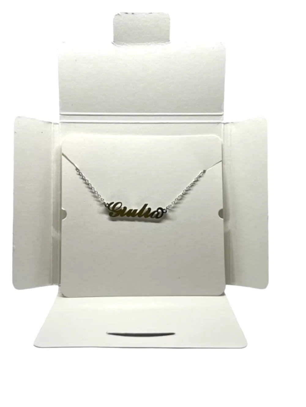 Argento e dintorni Collana in acciaio inossidabile personalizzata Daniela, argento, 40 cm - immagine 4