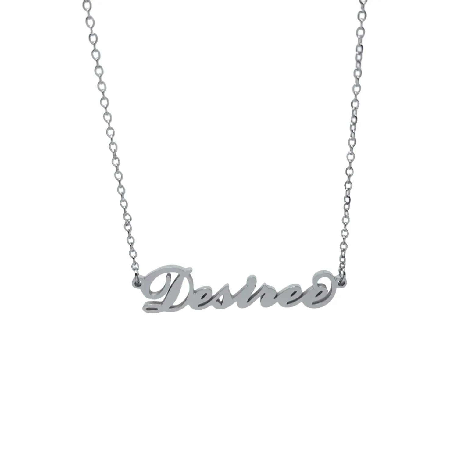 Argento e dintorni Collana in acciaio inossidabile personalizzata Desiree, colore argento - immagine 1