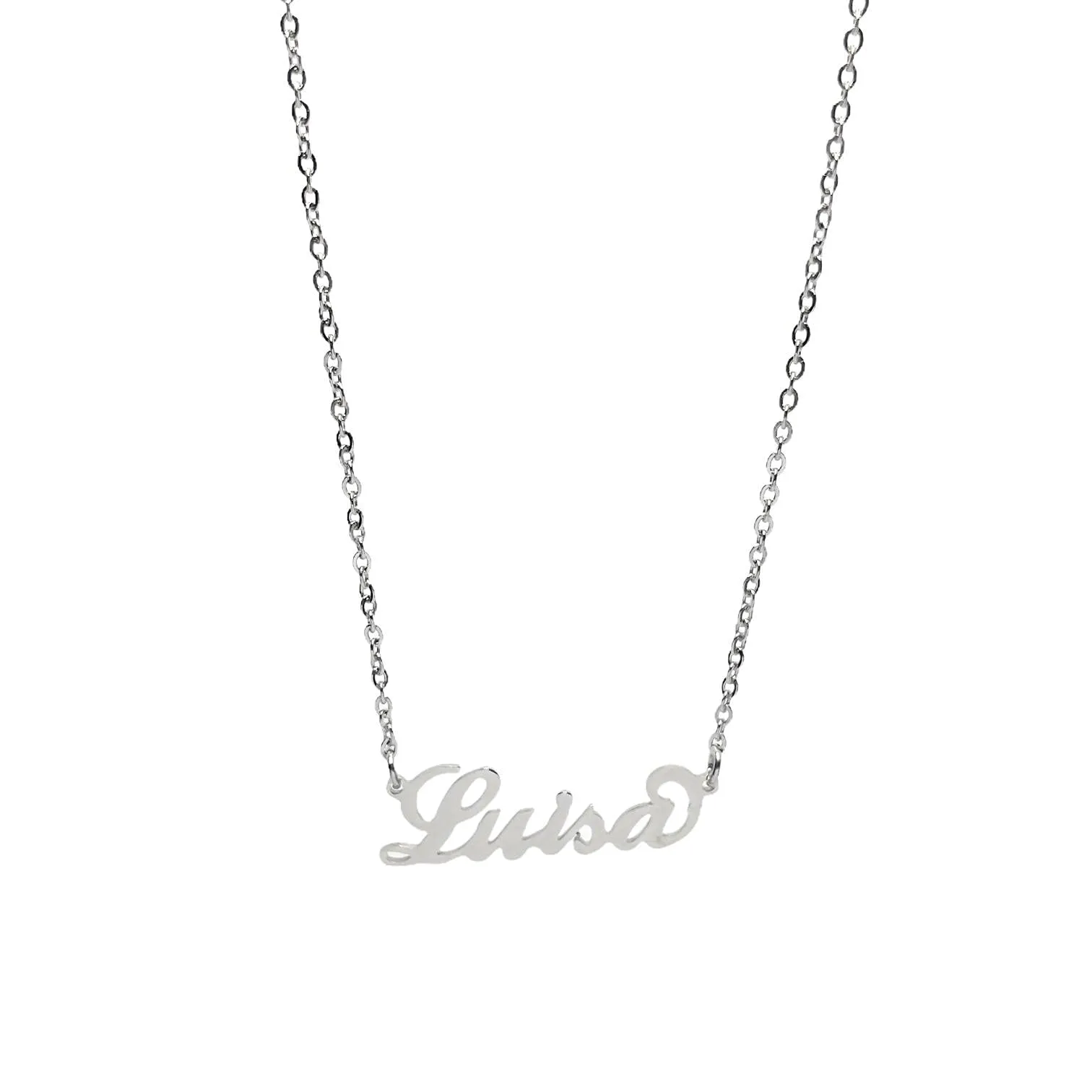 Argento e dintorni Collana in acciaio inossidabile personalizzata Luisa colore argento - immagine 1