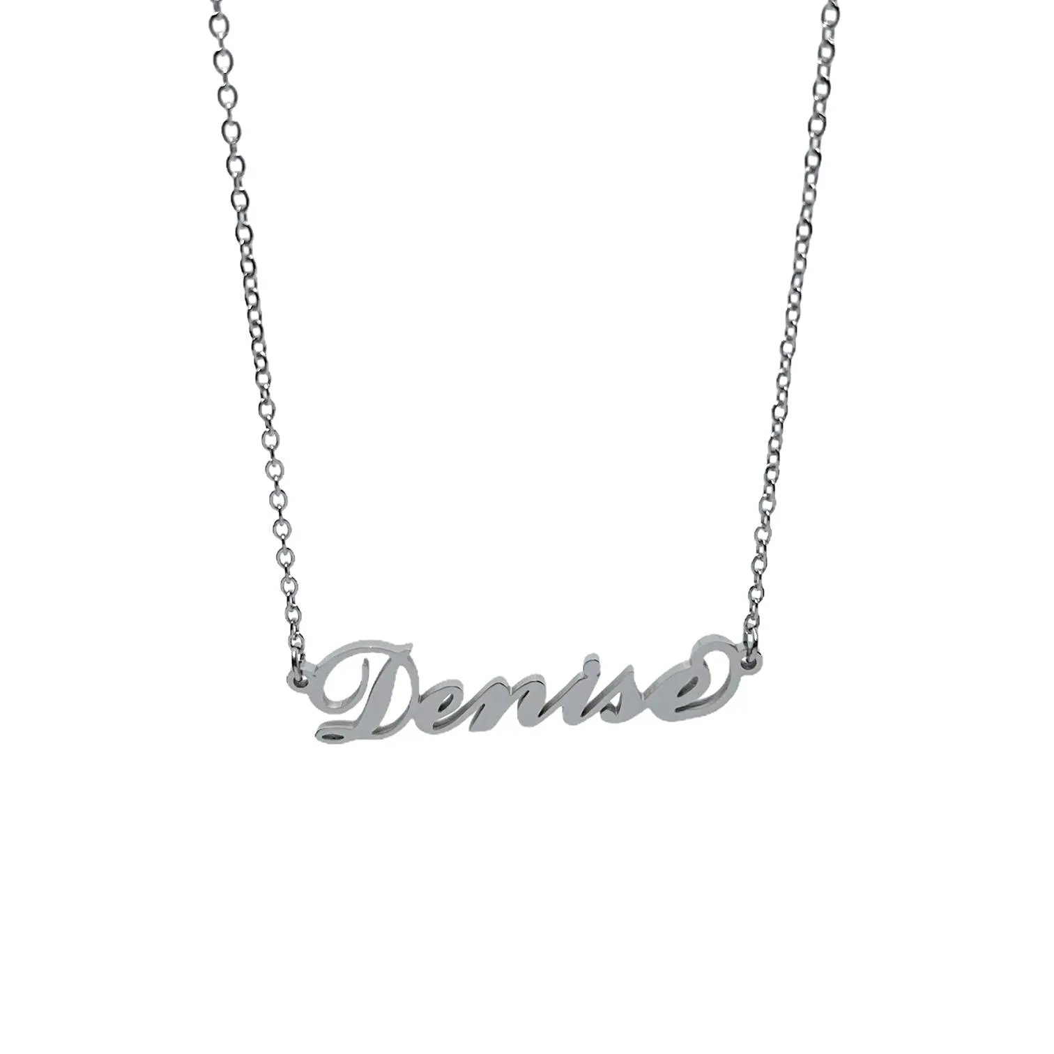 Argento e dintorni Collana in acciaio inossidabile personalizzata Denise, colore argento - immagine 1
