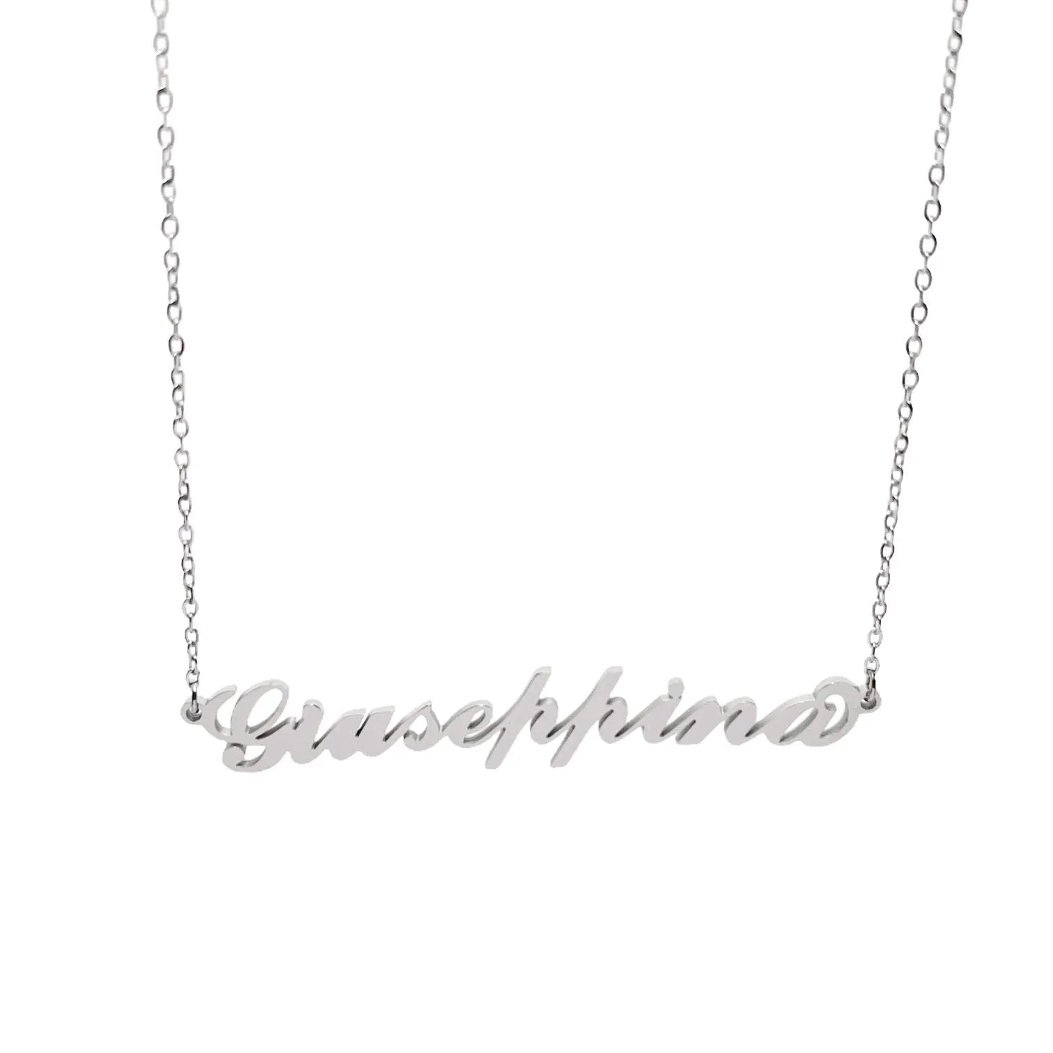 Argento e dintorni Collana in acciaio inossidabile personalizzata Giuseppina, colore argento - immagine 1