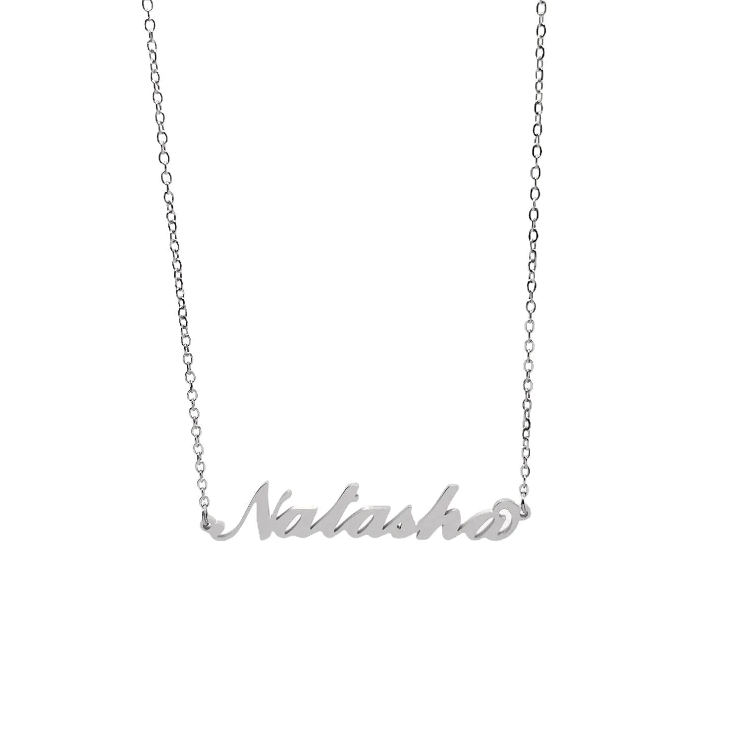 Argento e dintorni Collana in acciaio inossidabile personalizzata Natasha colore argento - immagine 1