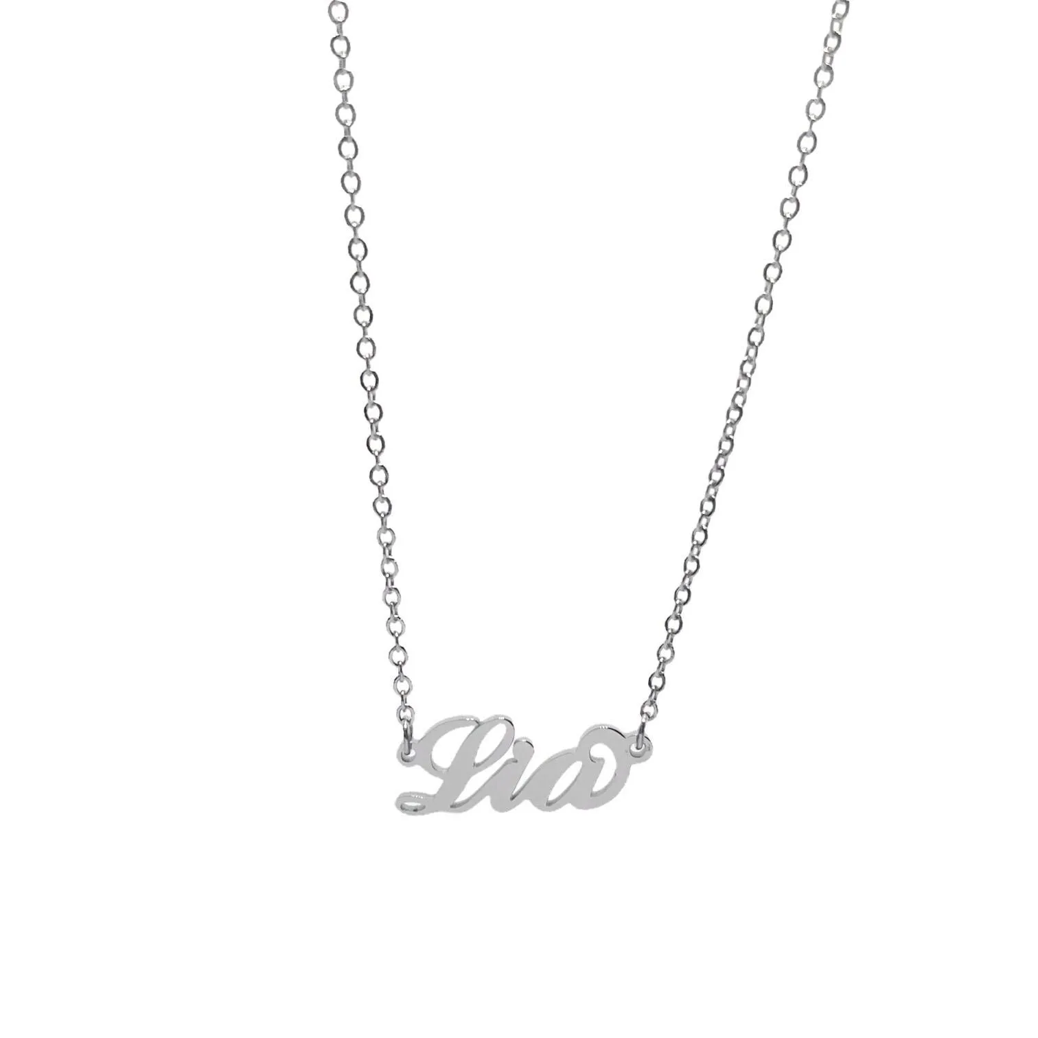 Argento e dintorni Collana in acciaio inossidabile personalizzata Lia colore argento - immagine 1
