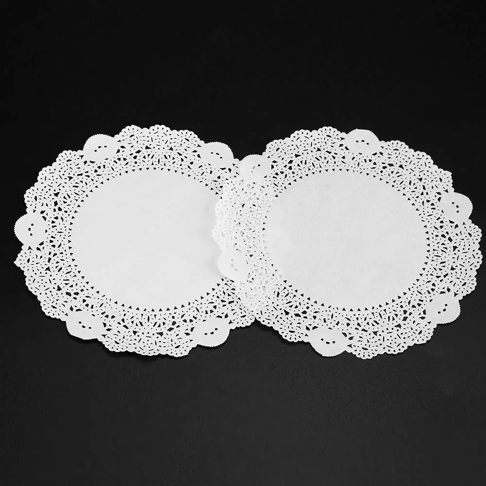 TOPINCN Centrini di Carta Decorativi Rotondi, 180 Pezzi, 10.5 pollici (26.5cm) - immagine 6