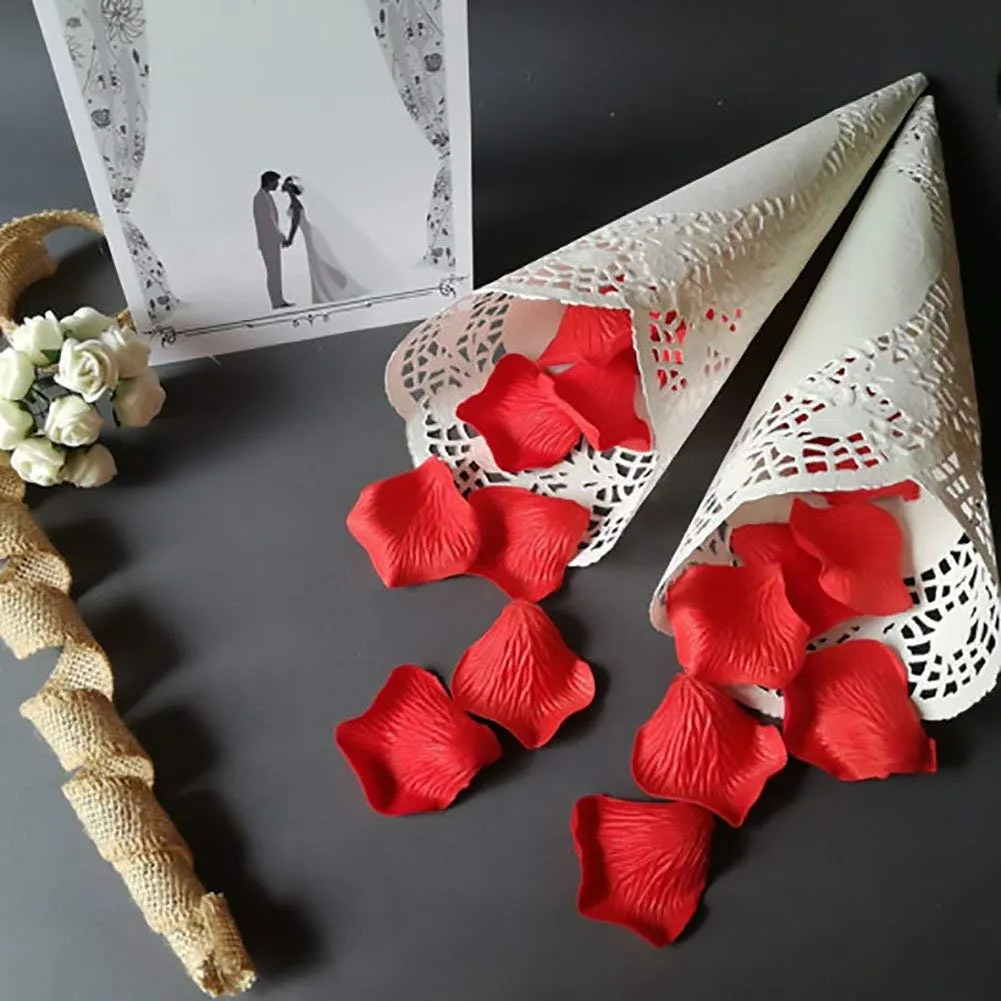 JOFONY 180 Centrini di Carta Rotondi in Pizzo Bianco, 9 cm, 11,5 cm, 14 cm - immagine 7