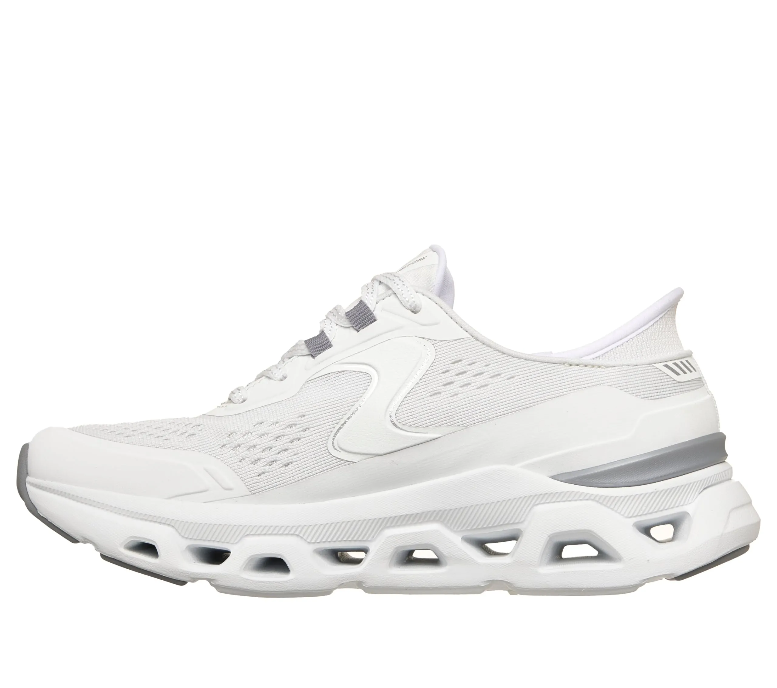 Skechers Donna Glide-Step Altus Scarpe da Allenamento, White Synthetic/Mesh/Trim, 38 EU - immagine 3