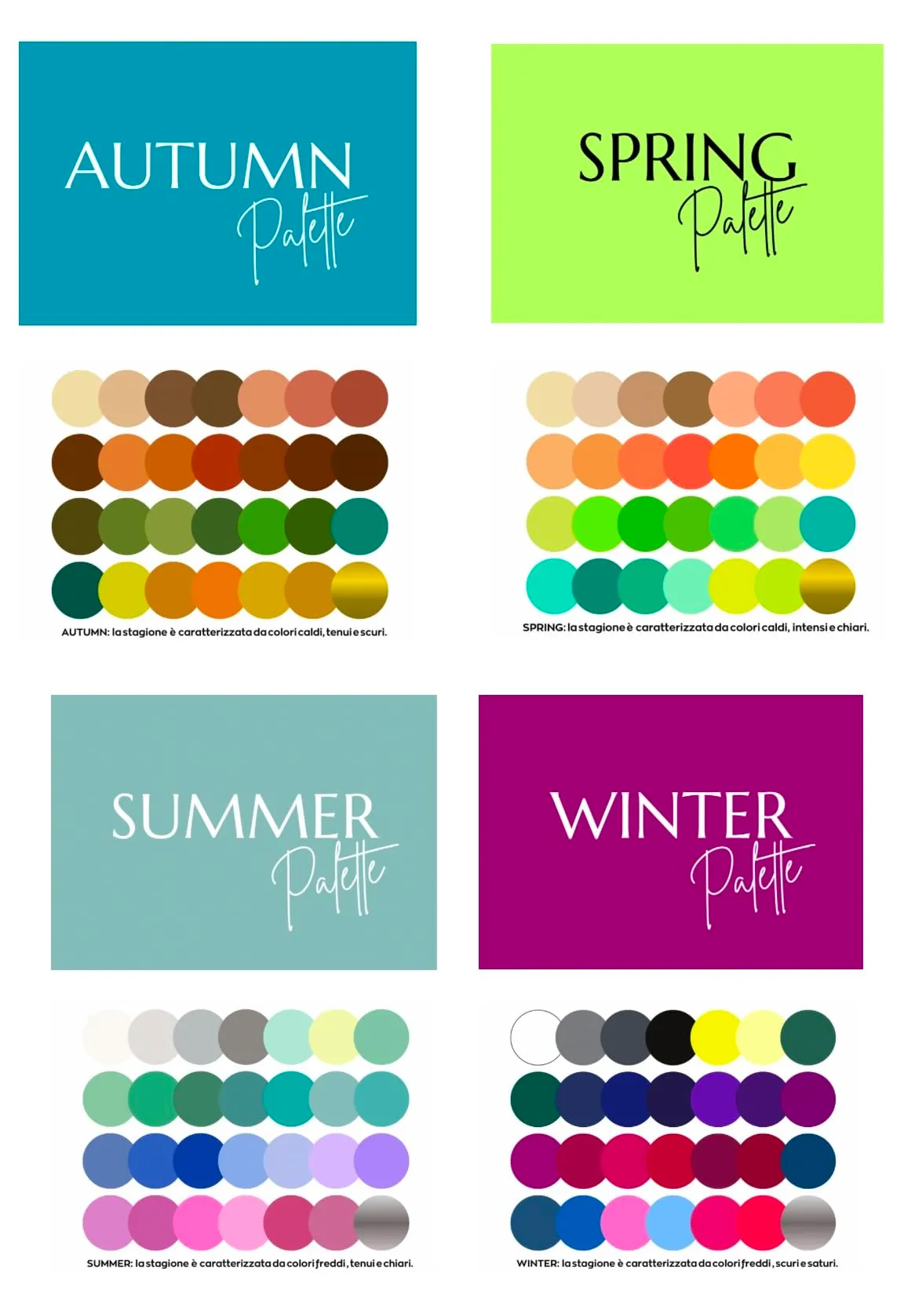 Maison Image Academy Palette Armocromia Macrostagioni Formato Maxi Winter - 1 Palette - immagine 4