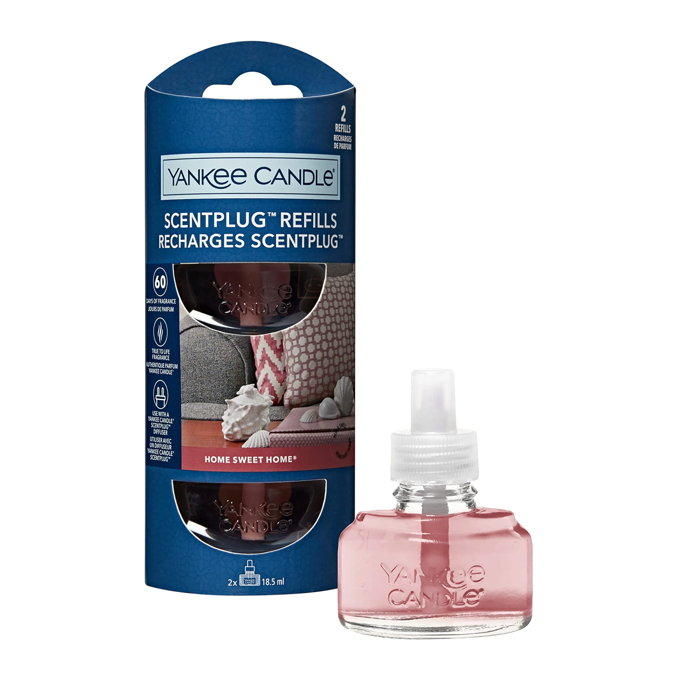 Yankee Candle ScentPlug Ricariche Fragranza Dolce Casa, 2 Pezzi - immagine 1