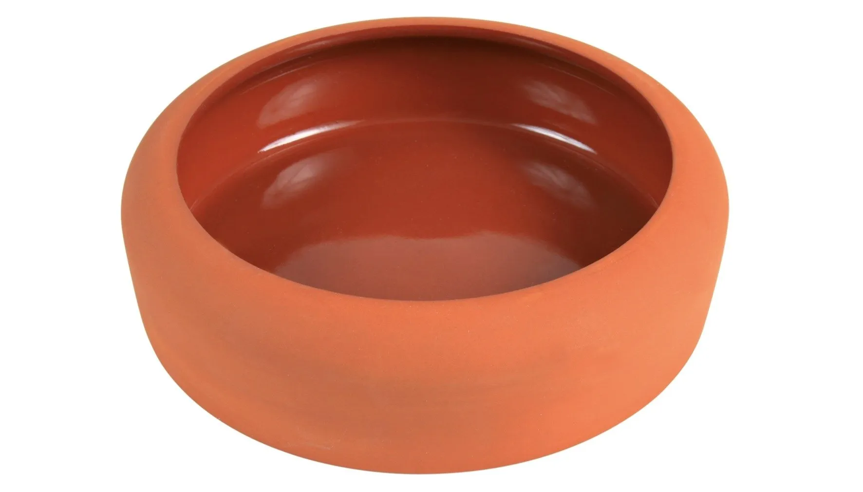 Trixie Ciotola in Ceramica con Bordo Arrotondato, 500 ml, Terracotta - immagine 1
