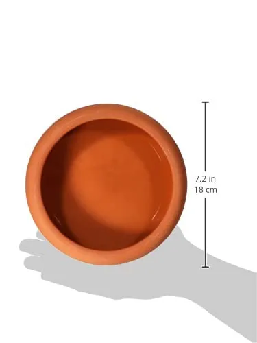 Trixie Ciotola in Ceramica con Bordo Arrotondato, 500 ml, Terracotta - immagine 2