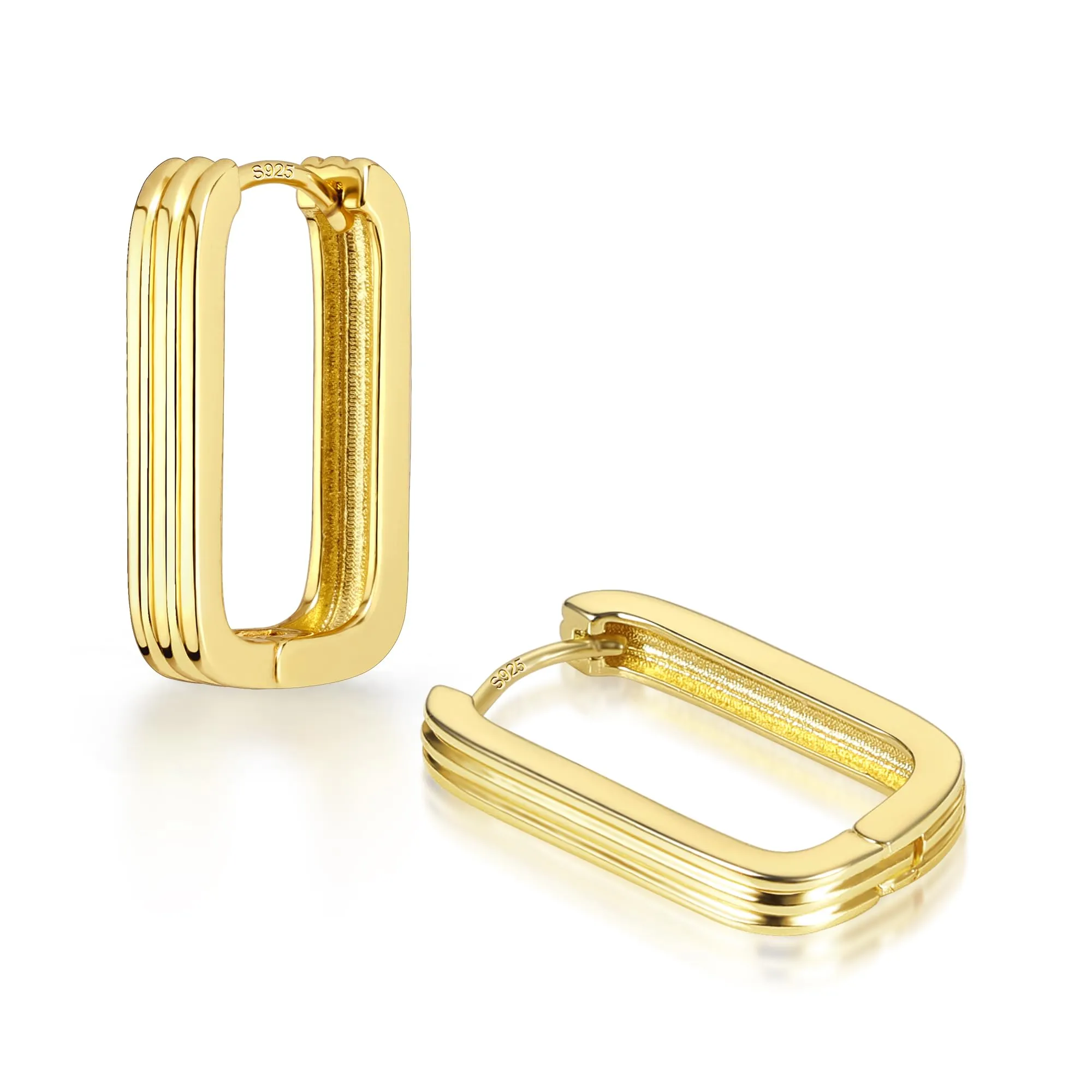 ALEXCRAFT Orecchini a Cerchio in Argento, 13 mm, KPDE888H - immagine 2