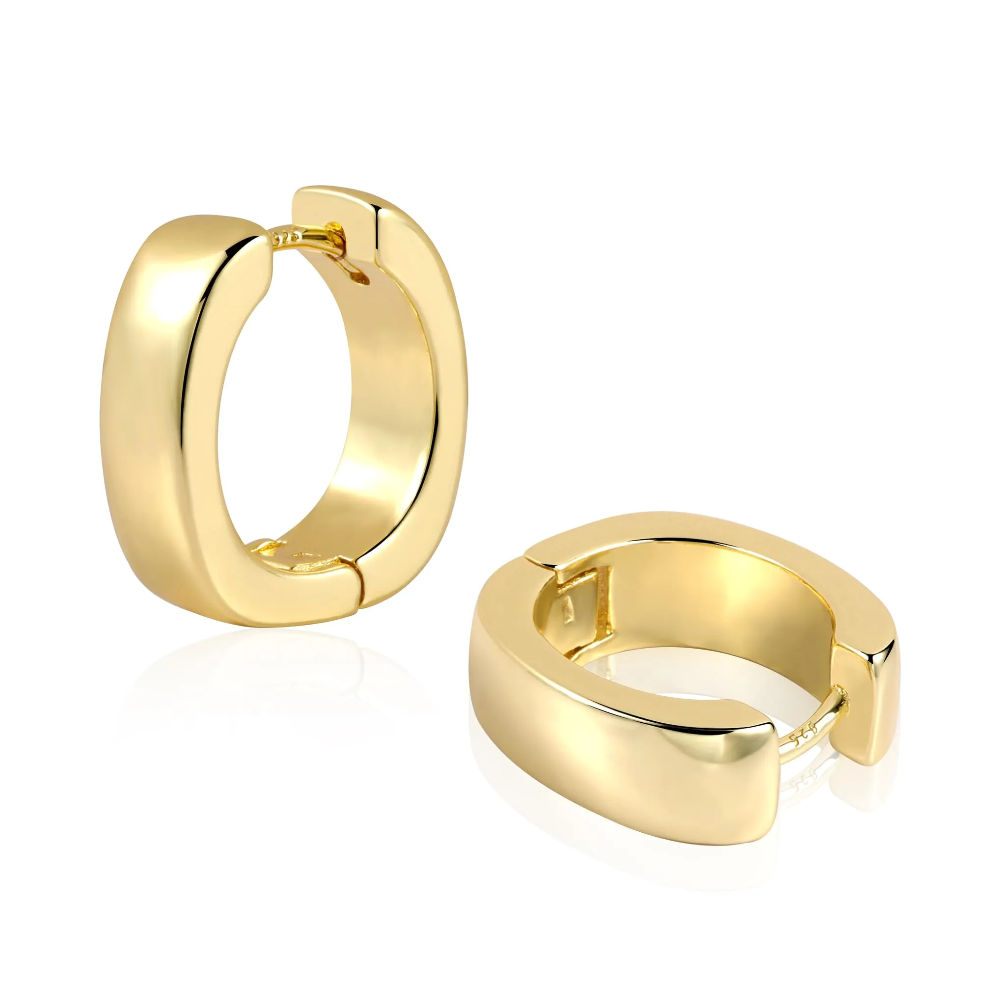 ALEXCRAFT Orecchini a Cerchio in Argento 14 mm - immagine 2