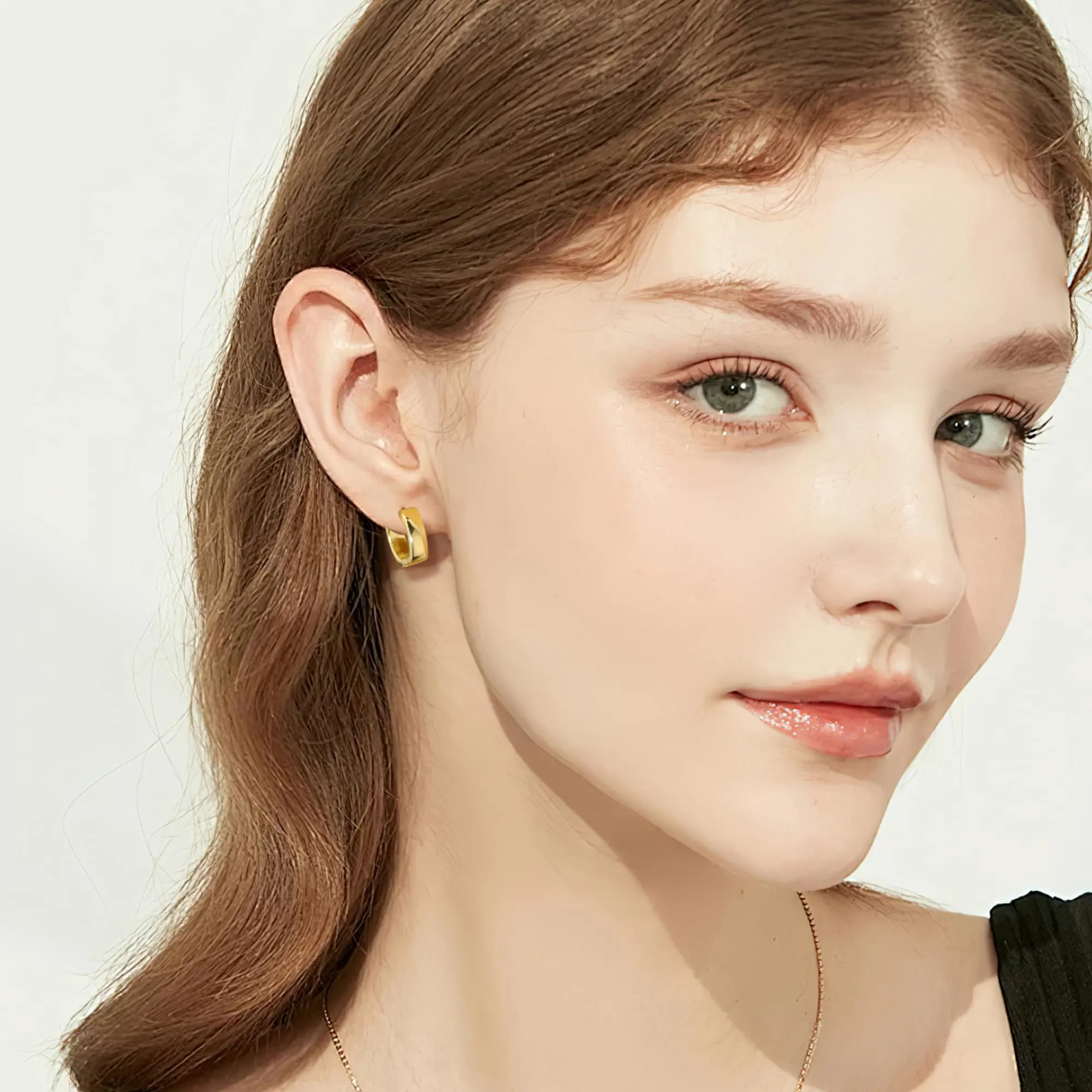 ALEXCRAFT Orecchini a Cerchio in Argento 14 mm - immagine 3