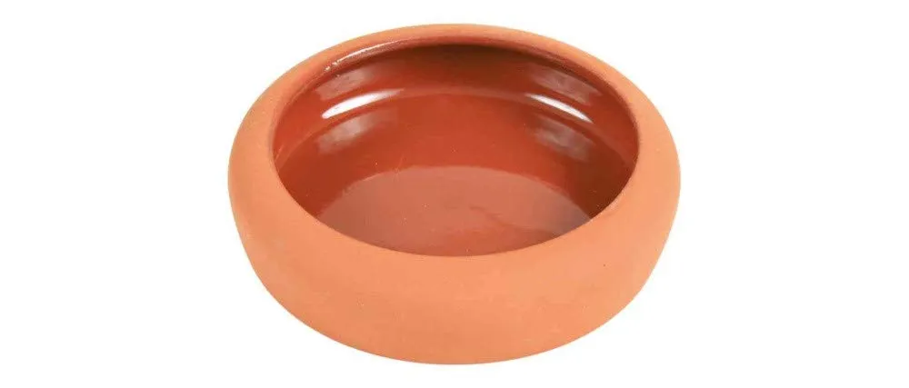 Trixie Ciotola in Ceramica con Bordo Arrotondato, 125 ml, Terracotta - immagine 2