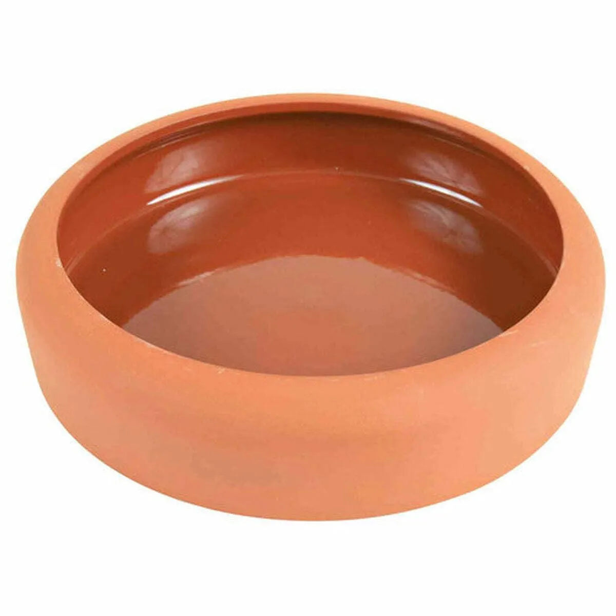 Trixie Ciotola in Ceramica con Bordo Arrotondato, 600 ml, Terracotta - immagine 2