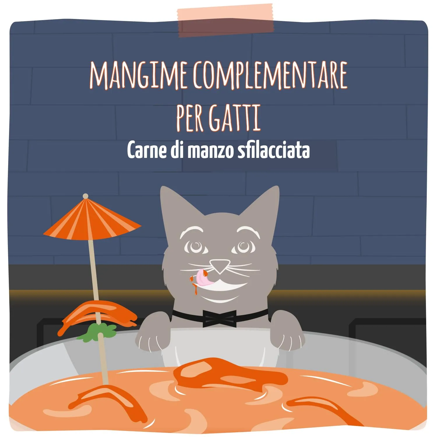 MjAMjAM Cocktails Bevanda per Gatti alla Carne di Manzo Sfilacciata, Senza Cereali, 20 x 40 ml - immagine 5