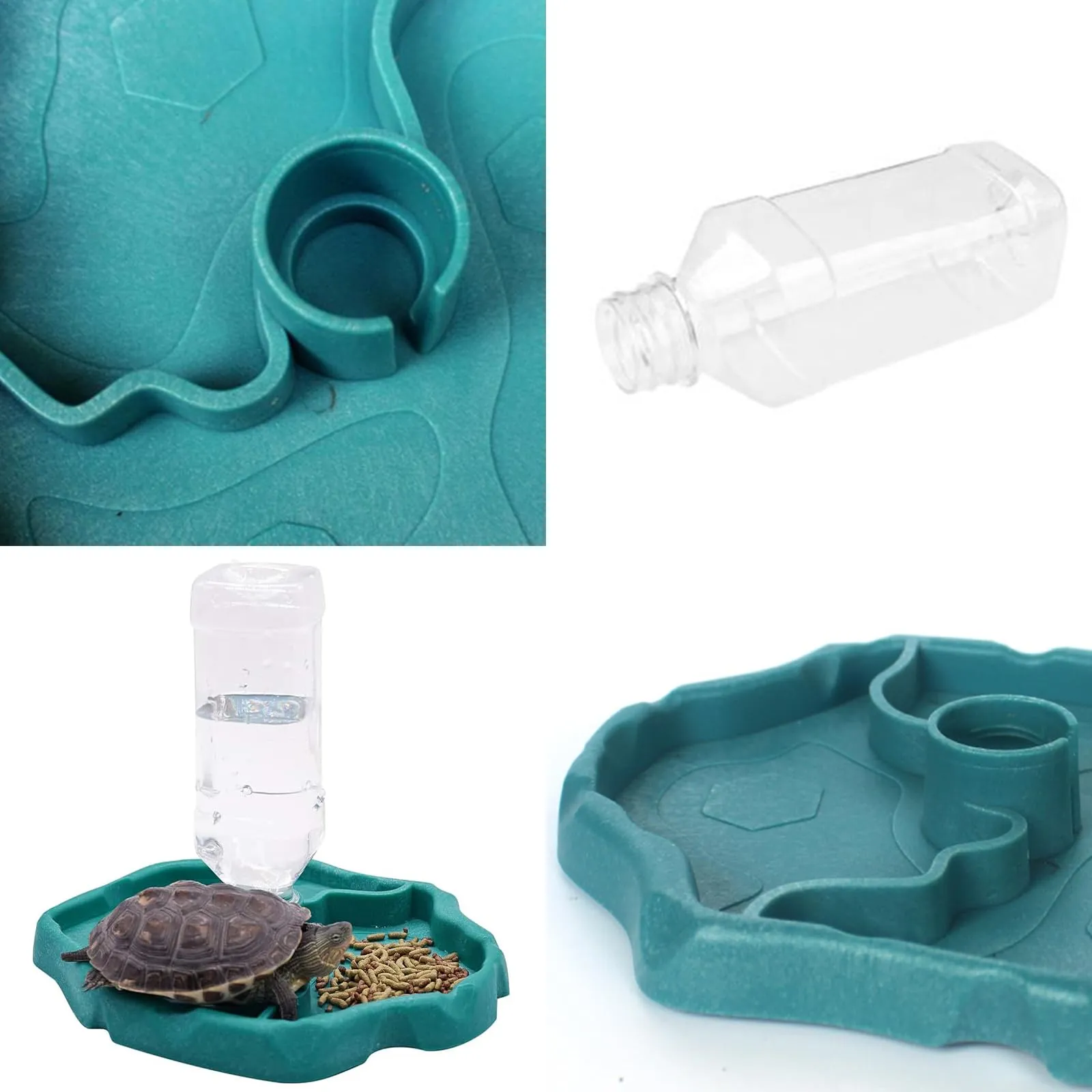 Cherioll Distributore di Acqua e Cibo 2 in 1 per Rettili e Tartarughe - immagine 6
