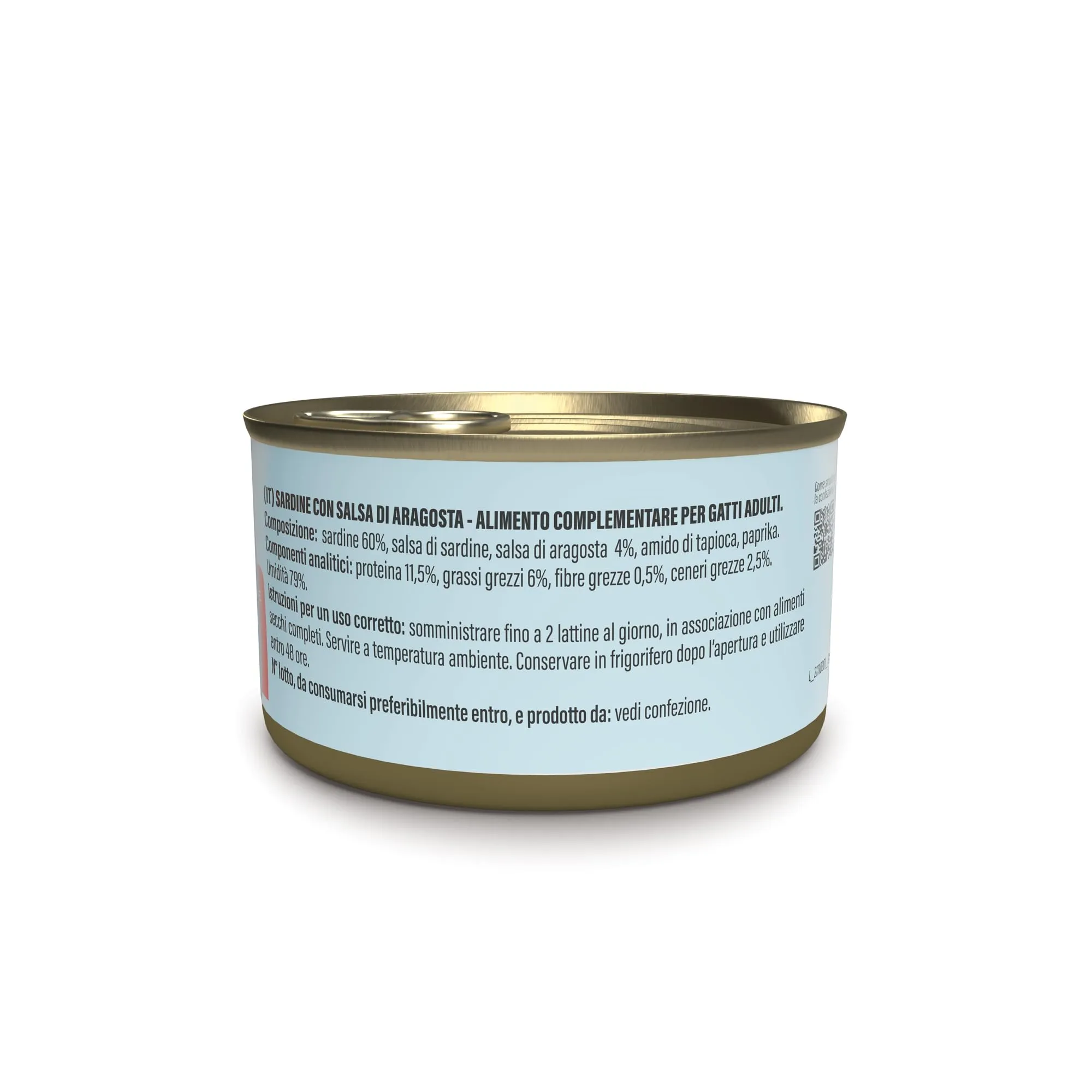 Schesir Trancetti di Sardine con Salsa di Aragosta Alimento Umido Complementare per Gatti, 12 lattine da 70g - immagine 4