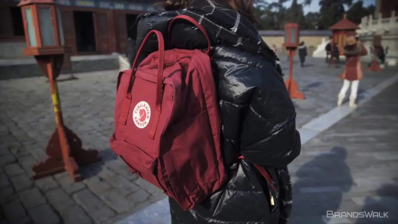 Fjällräven Kånken Zaino Unisex, Rosso (Deep Red), 16 L - immagine 2