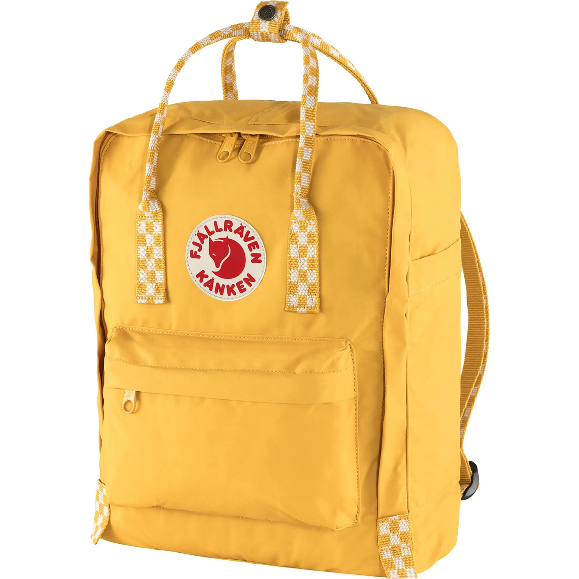 Fjällräven Kånken Unisex Backpack, Ochre/Chess Pattern, One Size - immagine 2
