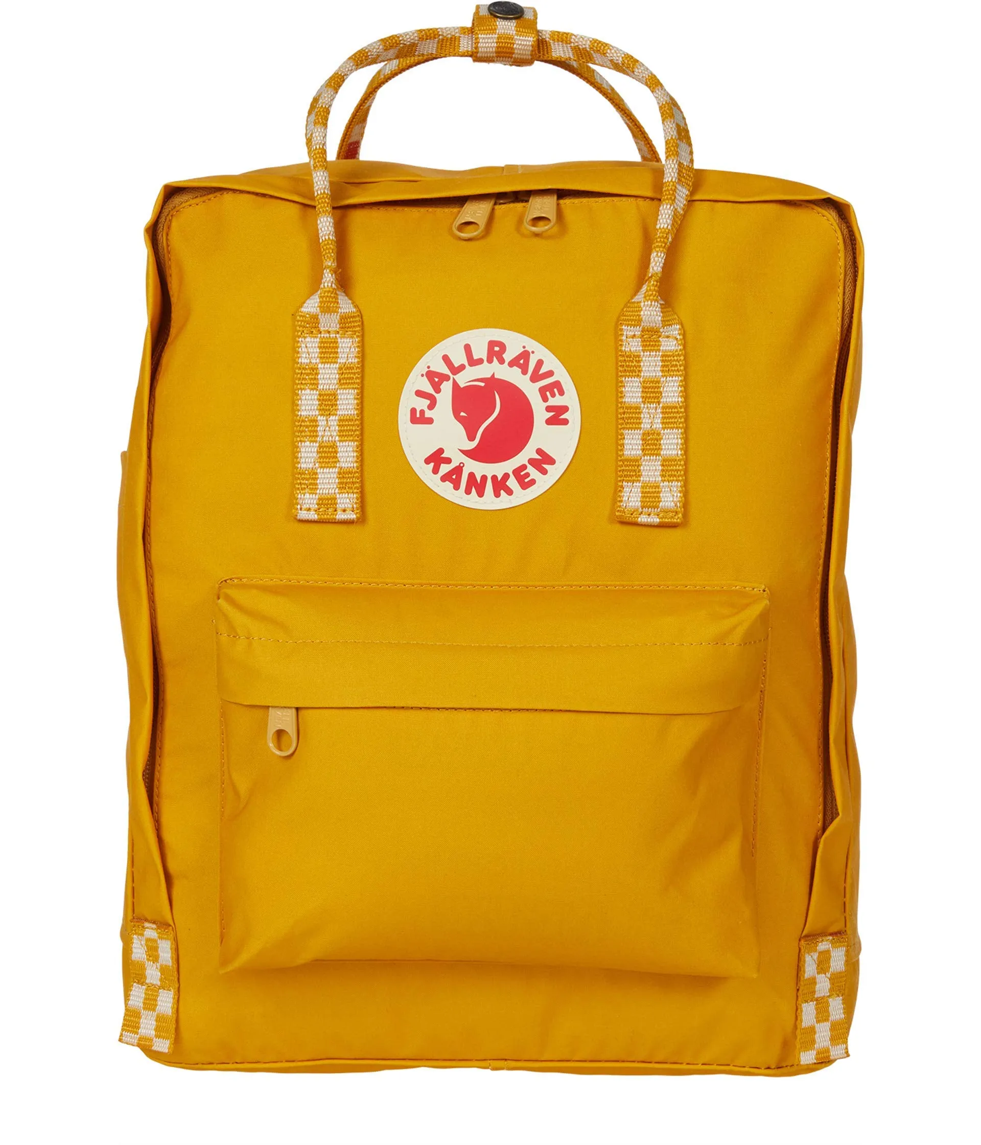 Fjällräven Kånken Unisex Backpack, Ochre/Chess Pattern, One Size - immagine 4