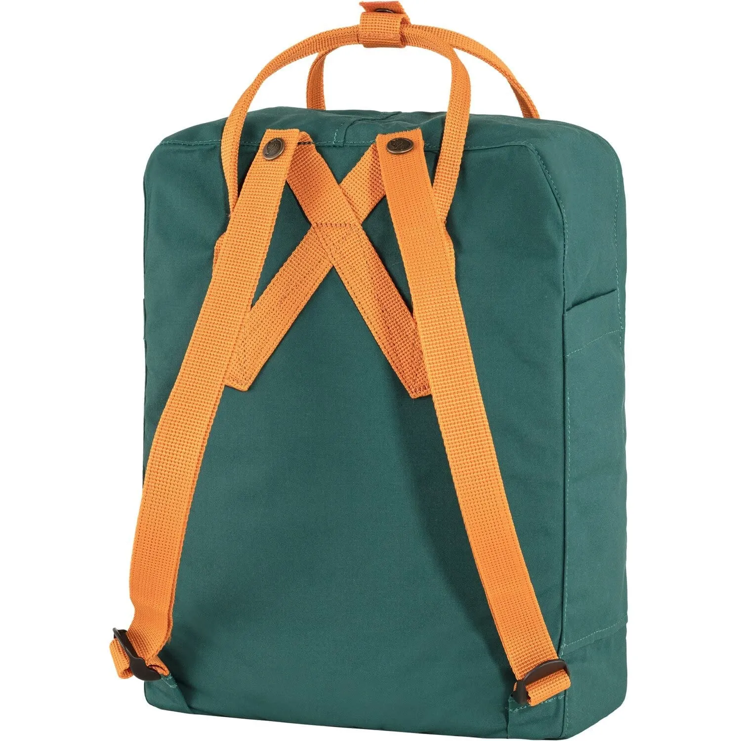 Fjällräven Kånken Zaino Sportivo Unisex Adulto, Arctic Green-spicy Orange, Taglia unica - immagine 6