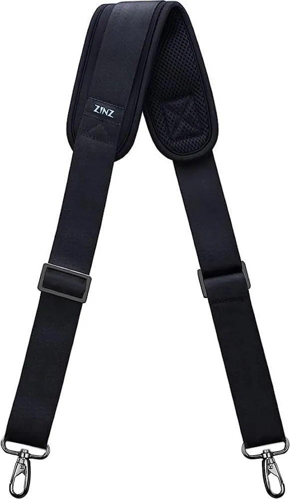 ZINZ Cinturino Regolabile con Imbottitura Fissa, 200cm, Nero - immagine 1