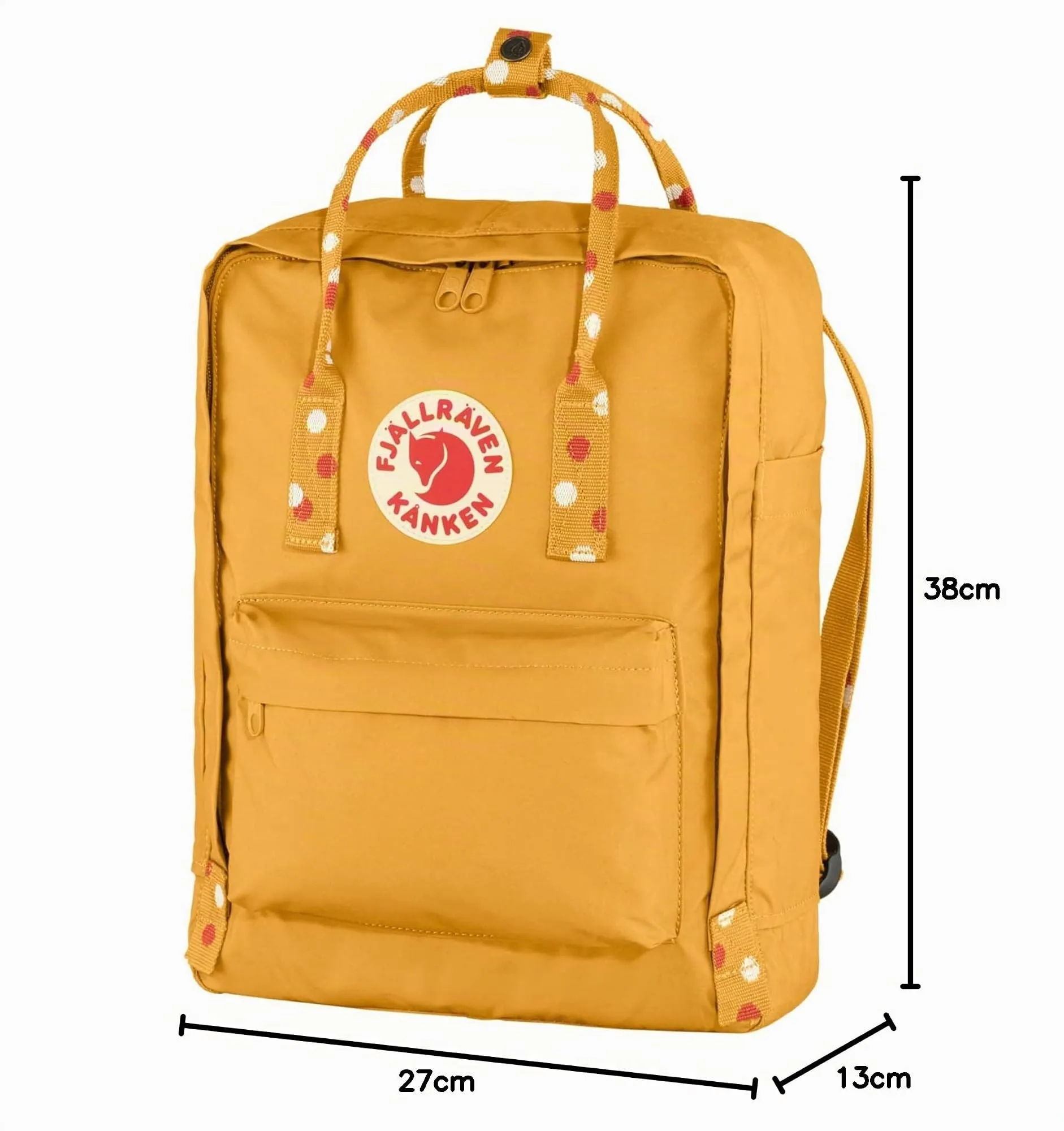 Fjällräven Kånken Zaino Sportivo Unisex Adulto, Ochre-confetti Pattern, Taglia unica - immagine 5