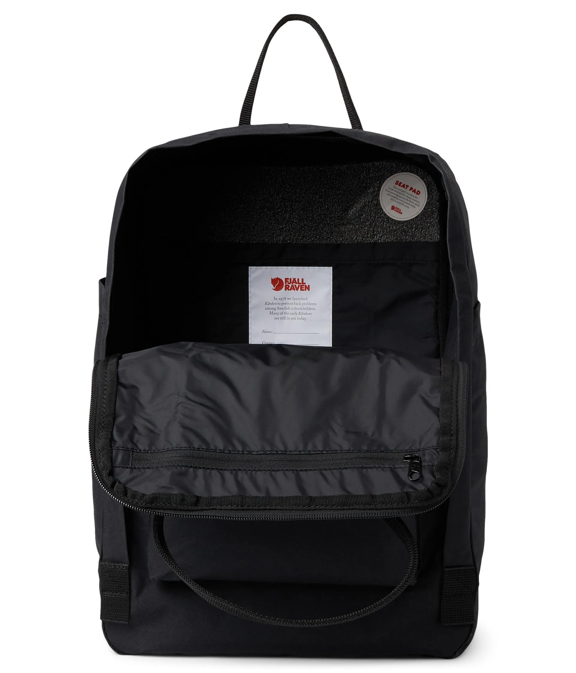 Fjällräven Kånken Laptop 17" Backpack - Black, One Size (23525-550) - immagine 3