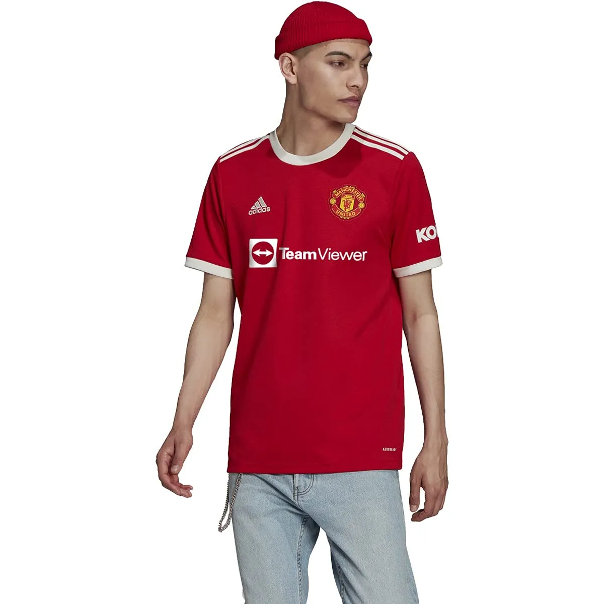 adidas Manchester United Home 2021-22 Jersey Men's XL - immagine 2
